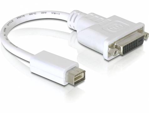 Adaptador cable DVI mini Mac macho > DVI 25 hembra