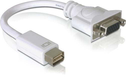 Adaptador cable DVI mini Mac macho > SVGA 15 hembra