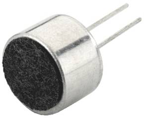 Cápsula micro electret (omnidireccional), versión subminiatura, para montaje en CI, paso 2,5 mm