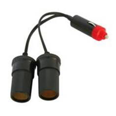 Prolongador macho – doble hembra para mechero de coche. CAR46