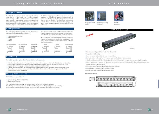 Patch panels