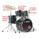 microfonia para bateria