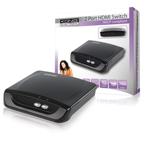 Conmutador HDMI® de dos puertos