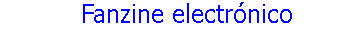 fanzine electronico